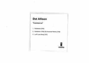 Dot Allison - Substance