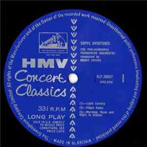 Suppé, The Philharmonic Promenade Orchestra, Henry Krips - Suppé Overtures