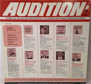 Various - Audition Autumn 1965 - The Quarterly Sound Magazine Of The Columb ...