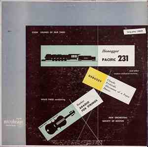 Arthur Honegger, Willis Page, New Orchestral Society Of Boston - Pacific 23 ...
