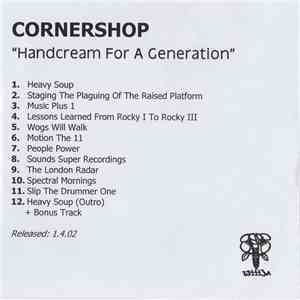Cornershop - Handcream For A Generation