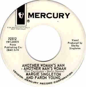 Margie Singleton And Faron Young - Another Woman's Man - Another Man's Woma ...
