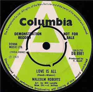 Malcolm Roberts - Love Is All