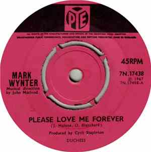 Mark Wynter - Please Love Me Forever