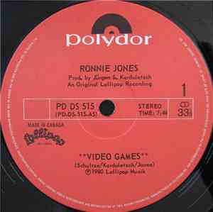Ronnie Jones - Video Games