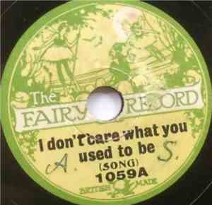 Unknown Artist - I Don't Care What You Used To Be / Berceuse De Jocelyn