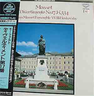 Mozart - Wiener Mozart Ensemble, Willi Boskovsky - Divertimento No 17 In D  ...