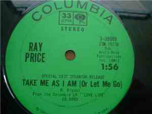Ray Price - Take Me As I Am (Or Let Me Go)