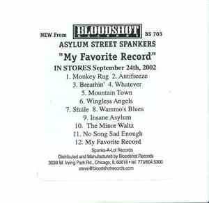 Asylum Street Spankers - My Favorite Record