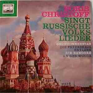 Boris Christoff - Boris Christoff Singt Russische Volkslieder