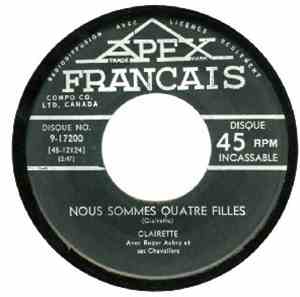 Clairette Héroux - Nous Sommes Quatre Filles / C'est De L'Amour