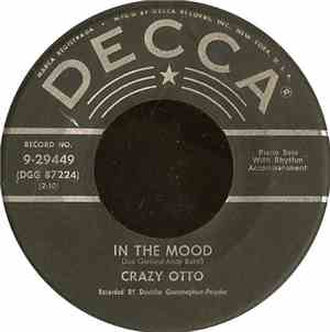 Crazy Otto - In The Mood / My Melancholy Baby
