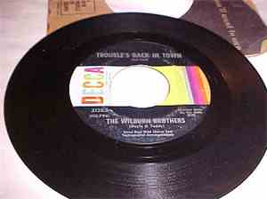 The Wilburn Brothers (Doyle & Teddy)) - Trouble's Back In Town / Young But  ...
