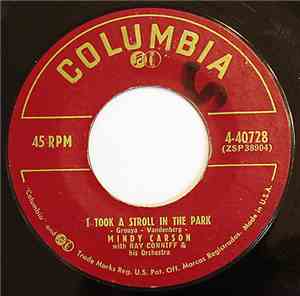 Mindy Carson With Ray Conniff & His Orchestra - I Took A Stroll In The Park ...