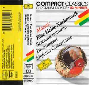 Mozart - Eine Kleine Nachtmusik - Serenata Notturna - Divertimenti - Sinfon ...