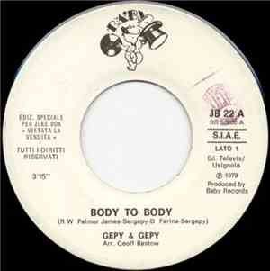 Gepy & Gepy / The 202 Machine - Body To Body / Get Up (Rock Your Body)