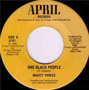 Mighty Threes - One Black People