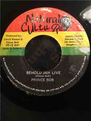 Prince Bob - Behold Jah Live