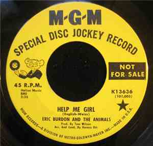 Eric Burdon And The Animals - Help Me Girl / That Ain't Where It's At