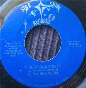 Elva Bronson - I Just Can't See / Take My Hand
