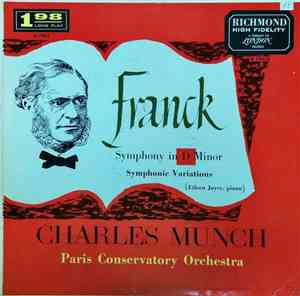 César Franck, The Paris Conservatoire Orchestra, Charles Munch, Eileen Joyc ...