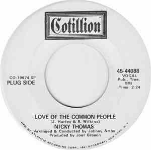 Nicky Thomas / The Destroyers - Love Of The Common People / Compass