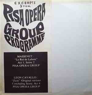 Pisa Opera Group - Excerpts From Pisa Opera Group Programme: Massenet / Leo ...
