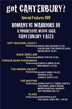 Various - Got Canterbury? Romantic Warriors III Special Features DVD (A Pro ...