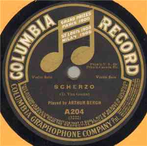 Arthur Bergh / Victor Sorlin - Scherzo / Träumerei