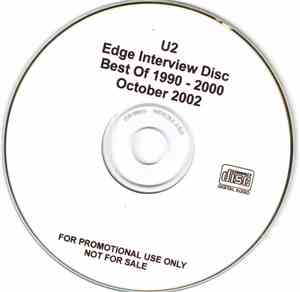 U2 - Edge Interview Disc Best Of 1990-2000
