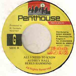 Audrey Hall, Beres Hammond - All I Need To Know