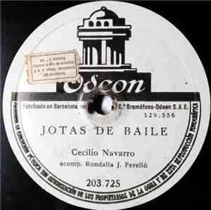 Cecilio Navarro , Accomp. Rondalla J. Perelló - Jotas de Baile / Cecilio Y  ...