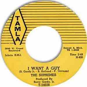 Supremes, The - I Want A Guy / Never Again