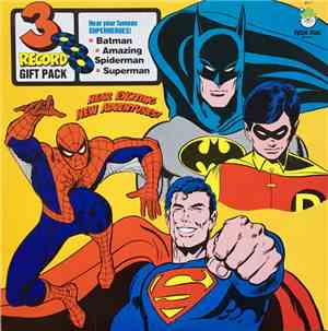 Unknown Artist - Superheroes - 3 Record Gift Pack