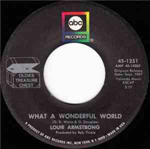 Louie Armstrong / The O'Kaysions - What A Wonderful World / Girl Watcher