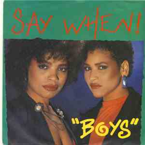 Say When! - Boys