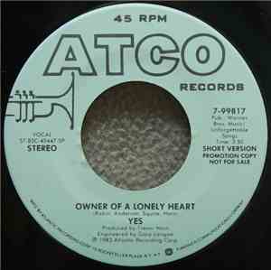 Yes - Owner Of A Lonely Heart
