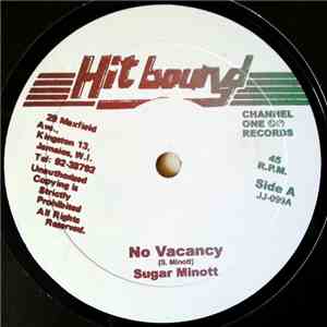 Sugar Minott / Pad Anthony - No Vacancy / Black Man's World
