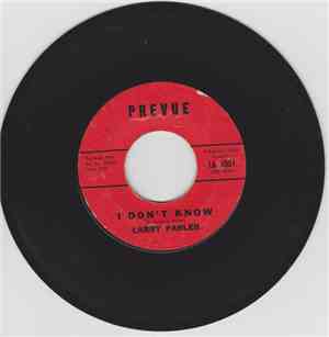Larry Parler - I Don't Know / Tell Me That You Love Me