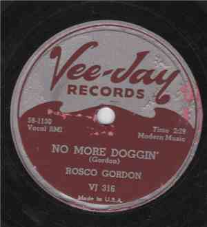 Rosco Gordon - No More Doggin' / A Fool In Love