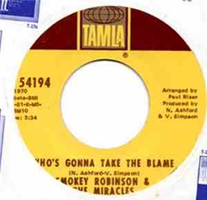 Smokey Robinson & The Miracles - Who's Gonna Take The Blame