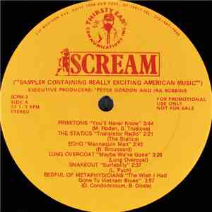 Various - Scream Sampler Containing Really Exciting American Music