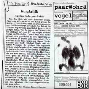 Paar@ohrä - Vogel