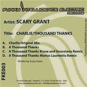 Scary Grant - Charlie / A Thousand Thanks