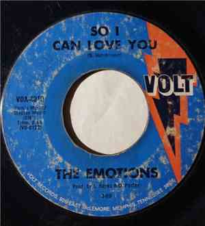 The Emotions - So I Can Love You / Got To Be The Man