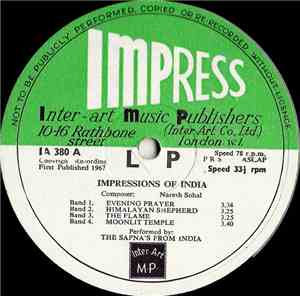 The Sapna's From India - Impressions Of India