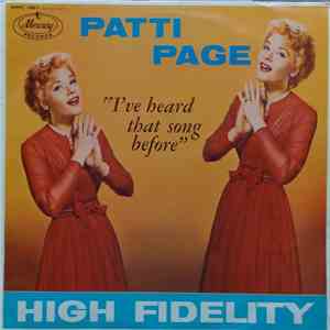 Patti Page - I've Heard That Song Before