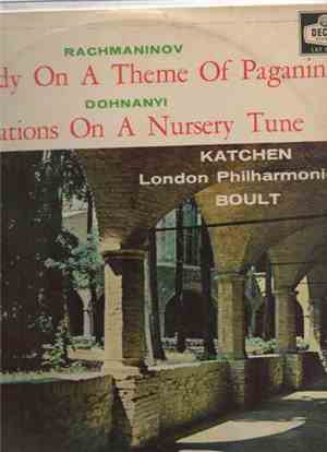 Rachmaninov / Dohnanyi, Katchen, London Philharmonic, Boult - Rhapsody On A ...