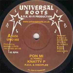 Knaty P / Bongo Tom-Hayeeryah - Pon Mi / Good Foot