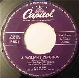 Les Baxter, His Chorus And Orchestra / Les Baxter & His Orchestra - A Woman ...